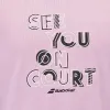 Camiseta Babolat Übungsbotschaft Rosa