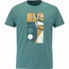 Camiseta Babolat Exercise Message Verde Intenso