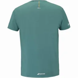 Camiseta Babolat Exercise Message Verde Intenso