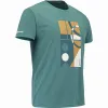 Camiseta Babolat Exercise Message Verde Intenso
