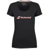 Camiseta Babolat Exercise Negro Mujer