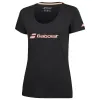 Camiseta Babolat Exercise Negro Mujer