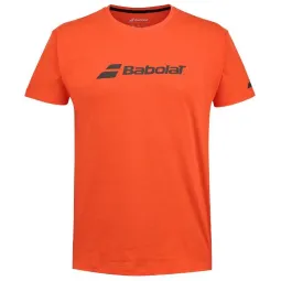 Camiseta Babolat Exercise Rojo Naranja