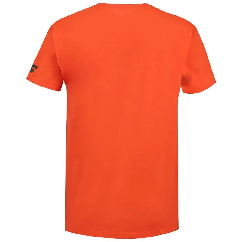 Camiseta Babolat Exercise Rojo Naranja