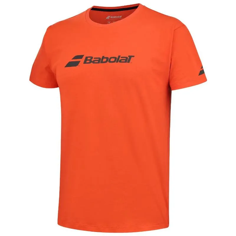 Camiseta Babolat Exercise Rojo Naranja