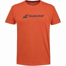 Camiseta Babolat Exercise Rojo Naranja Junior