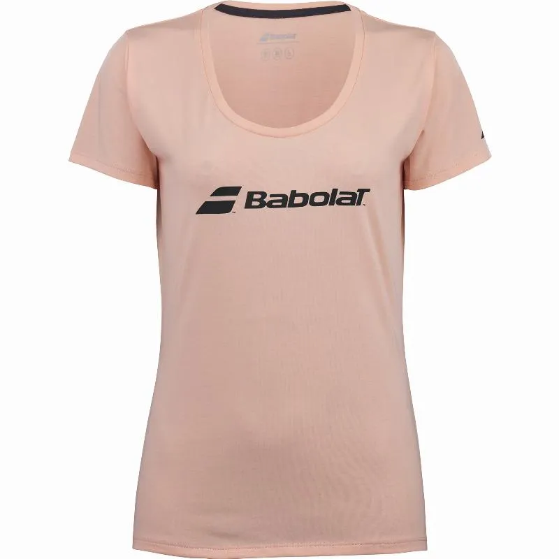Camiseta Babolat Exercise Rosa Melocoton Junior