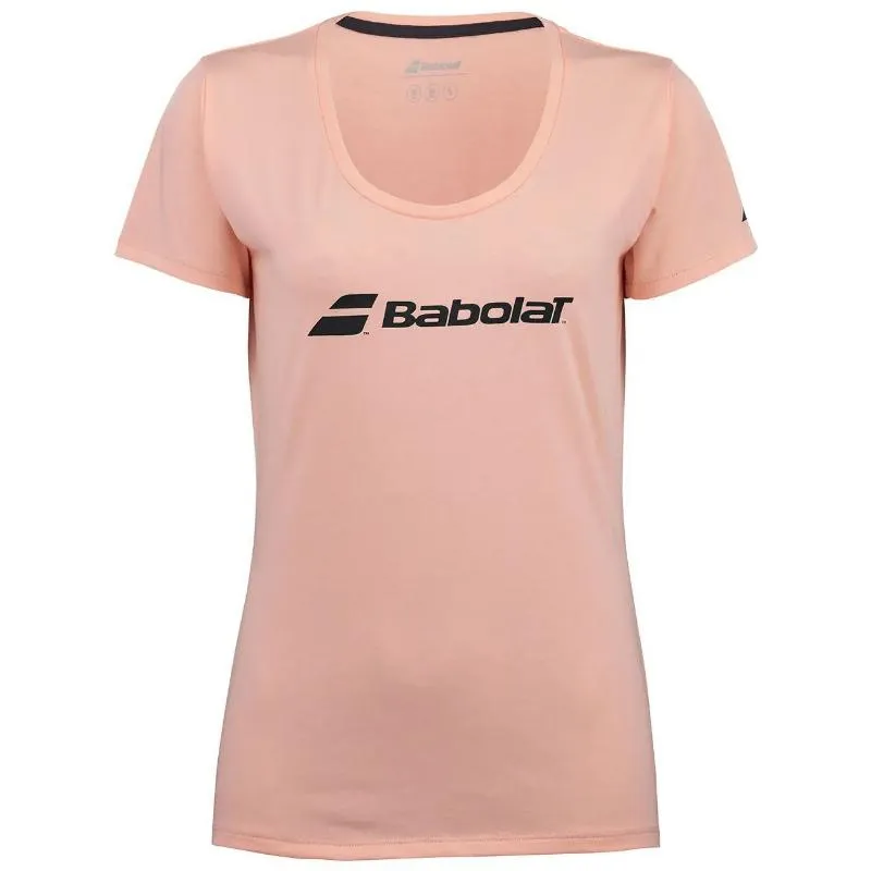 Camiseta Babolat Exercise Rosa Melocoton Mujer