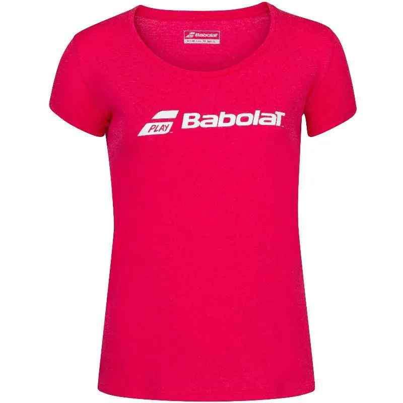Camiseta Babolat Exercise Rosa Mujer