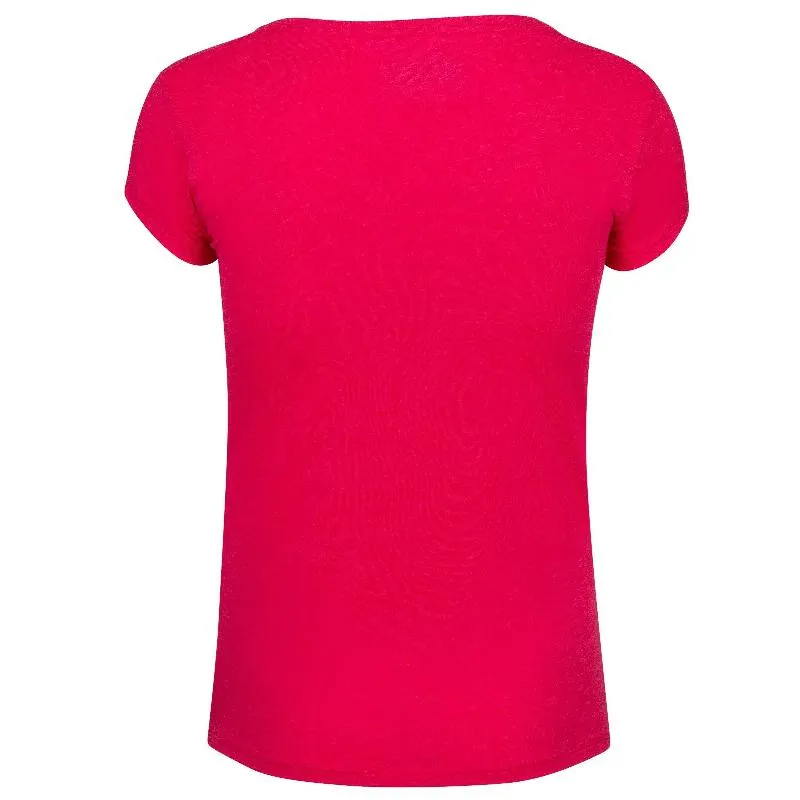 Camiseta Babolat Exercise Rosa Mujer