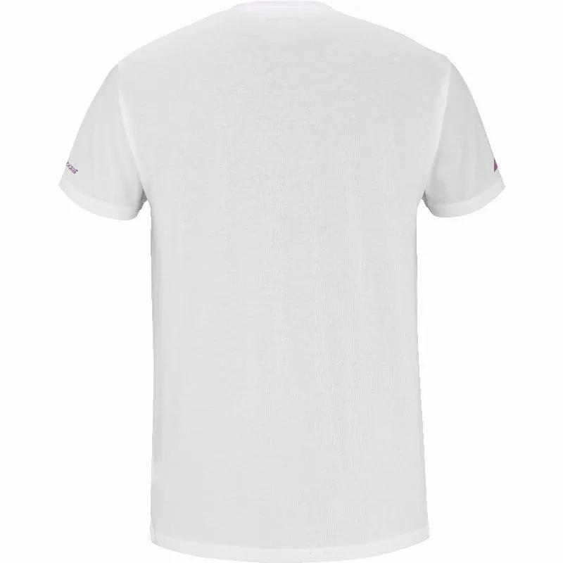 Babolat Juan Lebron Cotton T-Shirt White Pink
