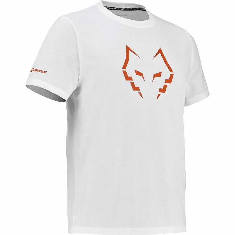 Babolat Juan Lebron White Orange T-Shirt