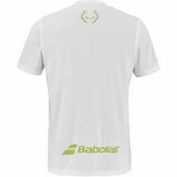 Camiseta Babolat Juan Lebron Crew Neck Blanco