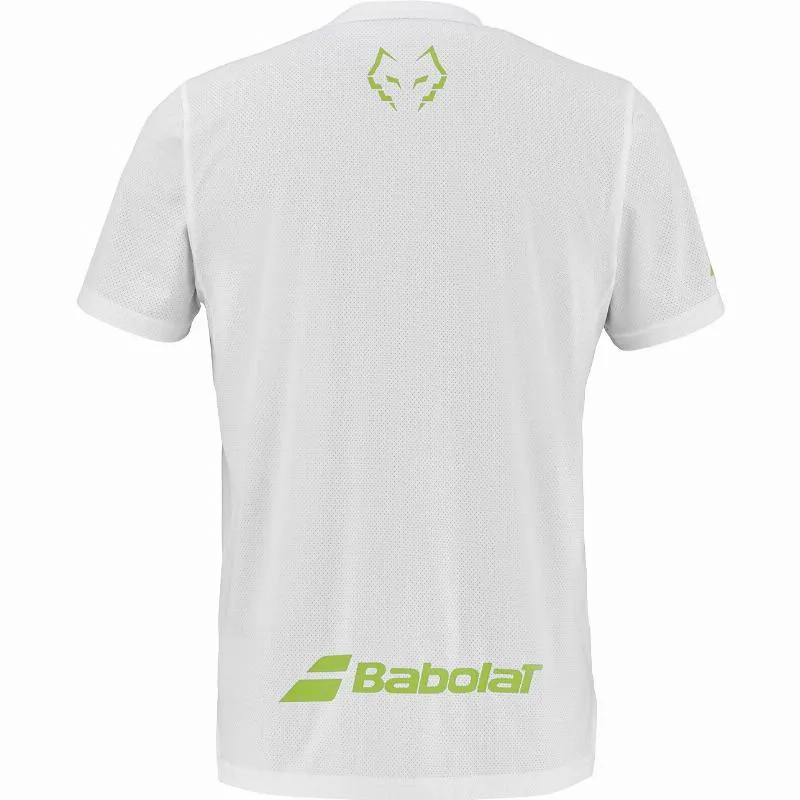 Camiseta Babolat Juan Lebron Crew Neck Blanco