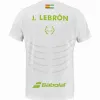 Camiseta Babolat Juan Lebron Crew Neck Replica Blanco