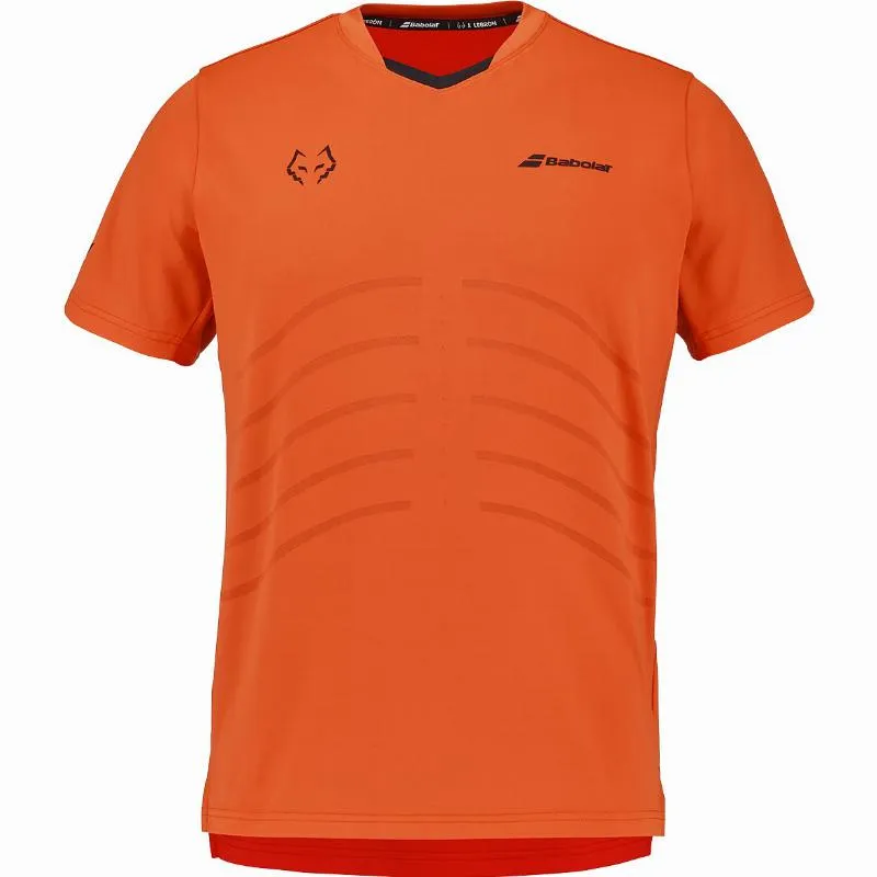 Babolat Juan Lebron Crew Neck Replica Orange T-Shirt