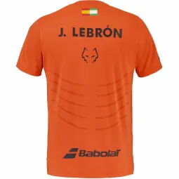 Babolat Juan Lebron Crew Neck Replica Orange T-Shirt