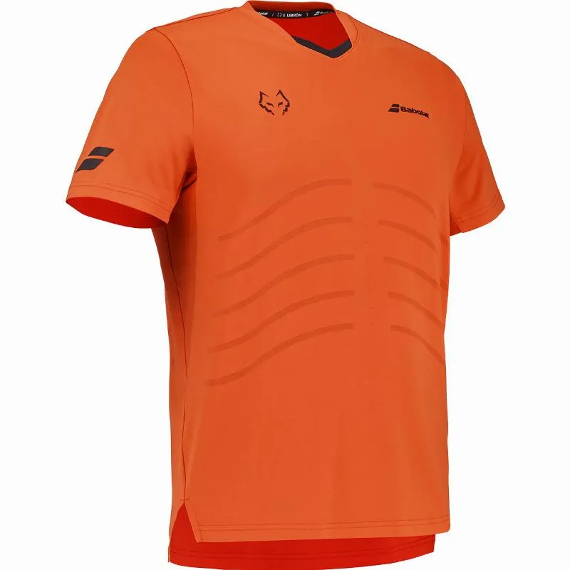 Babolat Juan Lebron Crew Neck Replica Orange T-Shirt