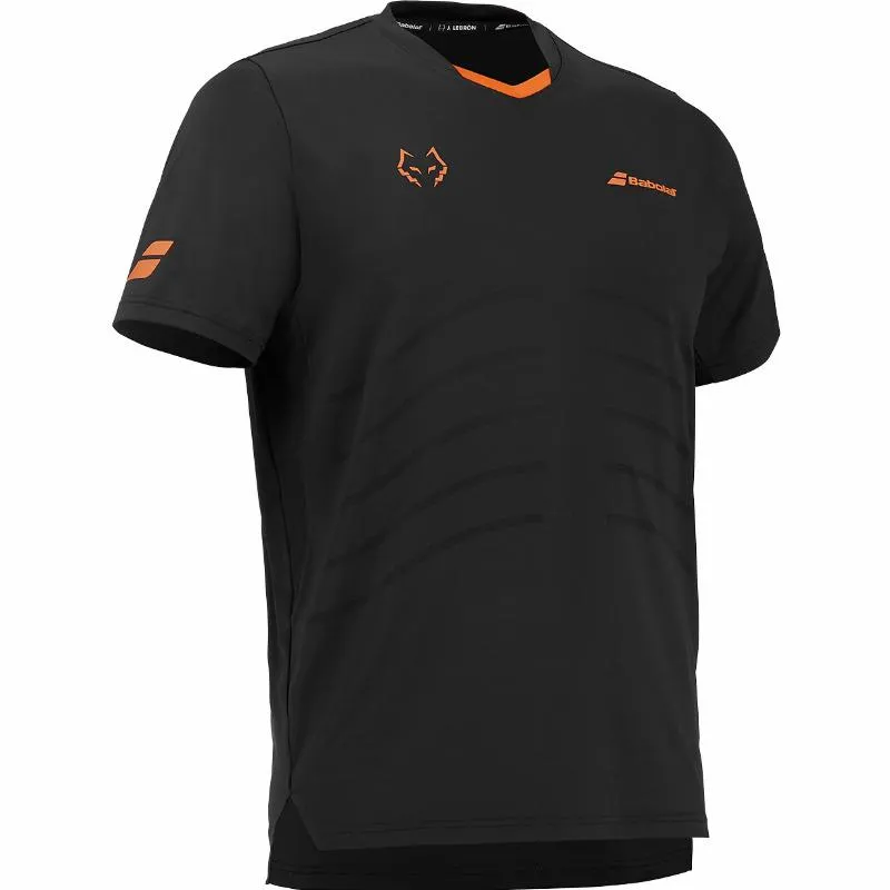 Camiseta Babolat Juan Lebron Kettenhals-Replika Negro