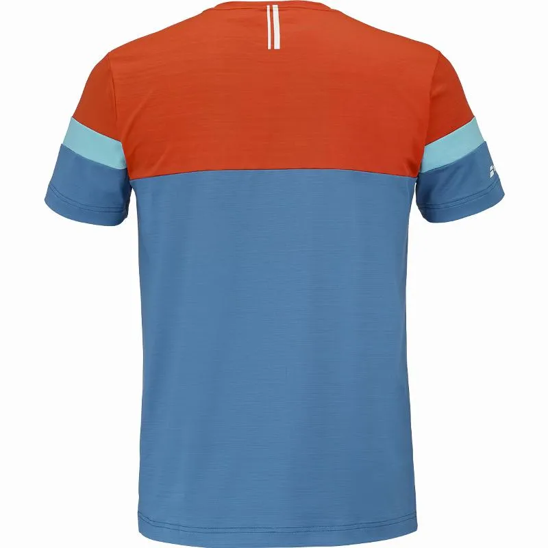 Camiseta Babolat Perf Crew Neck Azul Petroleo