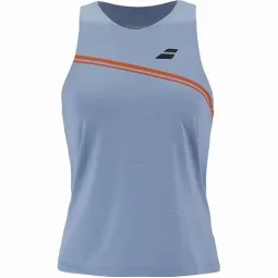 Camiseta Babolat Play Azul Tierno Mujer