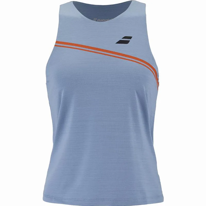 Camiseta Babolat Play Azul Tierno Mujer