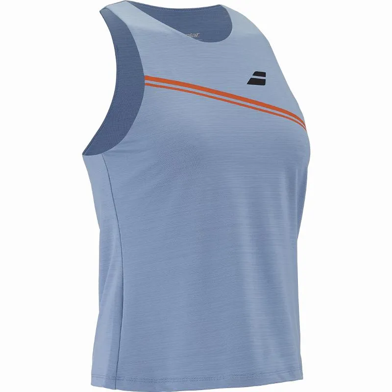 Camiseta Babolat Play Azul Tierno Mujer