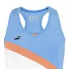 Camiseta Babolat Play Blanco Azul Junior