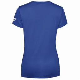 Camiseta Babolat Play Capsleeve Azul Blanco Junior