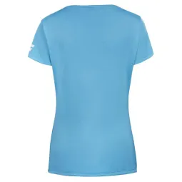 Camiseta Babolat Play Capsleeve Azul Cian Junior