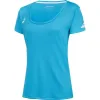 Camiseta Babolat Play Capsleeve Azul Cian Mujer