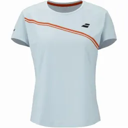 Camiseta Babolat Play Capsleeve Azul Claro Junior