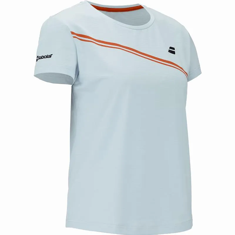 Camiseta Babolat Play Capsleeve Azul Claro Mujer