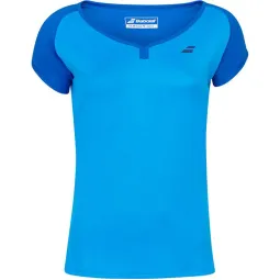 Camiseta Babolat Play Capsleeve Azul Junior