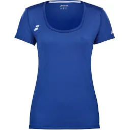 Camiseta Babolat Play Capsleeve Azul Mujer
