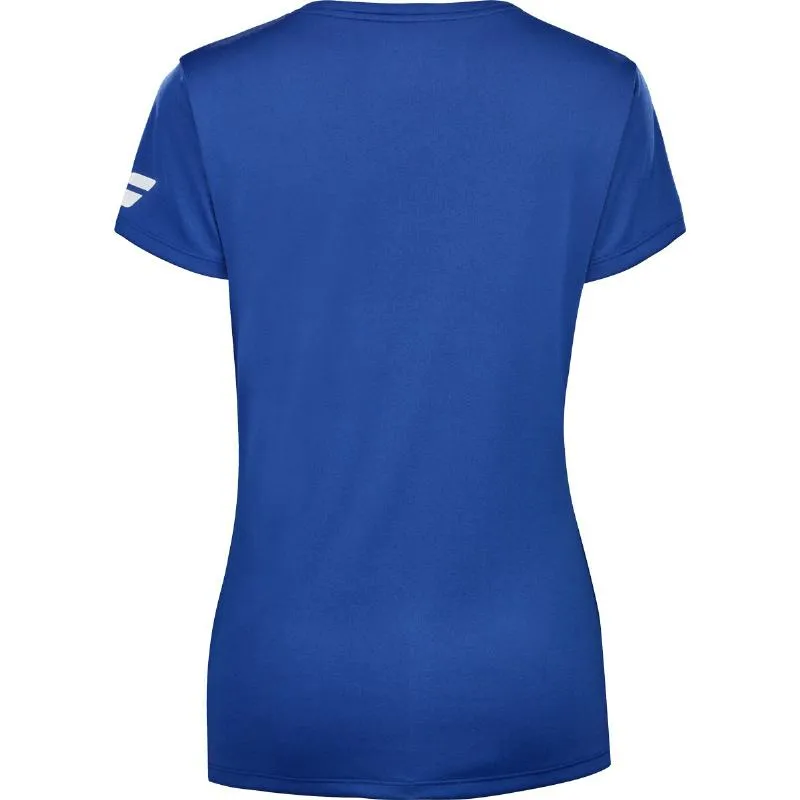 Camiseta Babolat Play Capsleeve Azul Mujer