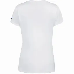 Camiseta Babolat Play Capsleeve Blanco Azul Junior