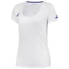 Camiseta Babolat Play Capsleeve Blanco Azul Junior