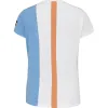 Camiseta Babolat Play Capsleeve Blanco Azul Mujer