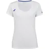 Camiseta Babolat Play Capsleeve Blanco Mujer