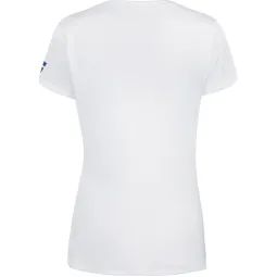 Camiseta Babolat Play Capsleeve Blanco Mujer