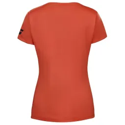 Camiseta Babolat Play Capsleeve Rojo Naranja Junior