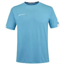 Camiseta Babolat Play Crew Azul Cian