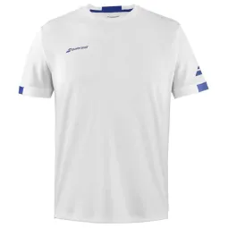 Babolat Play Crew T-Shirt White Blue