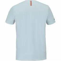 Camiseta Babolat Play Crew Neck Azul Claro Junior