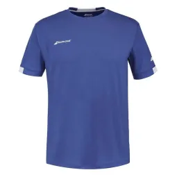 Camiseta Babolat Play Crew Neck Azul Junior