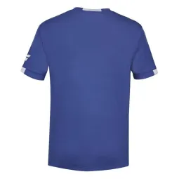 Camiseta Babolat Play Crew Neck Azul Junior