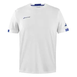 Camiseta Babolat Play Crew Neck Blanco Junior