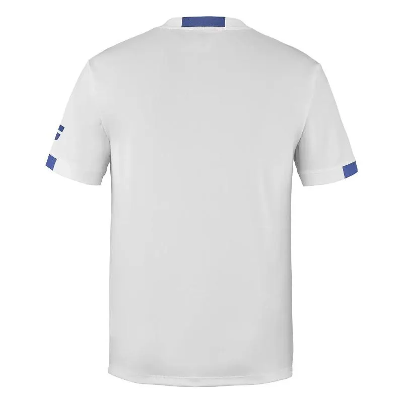 Camiseta Babolat Play Crew Neck Blanco Junior