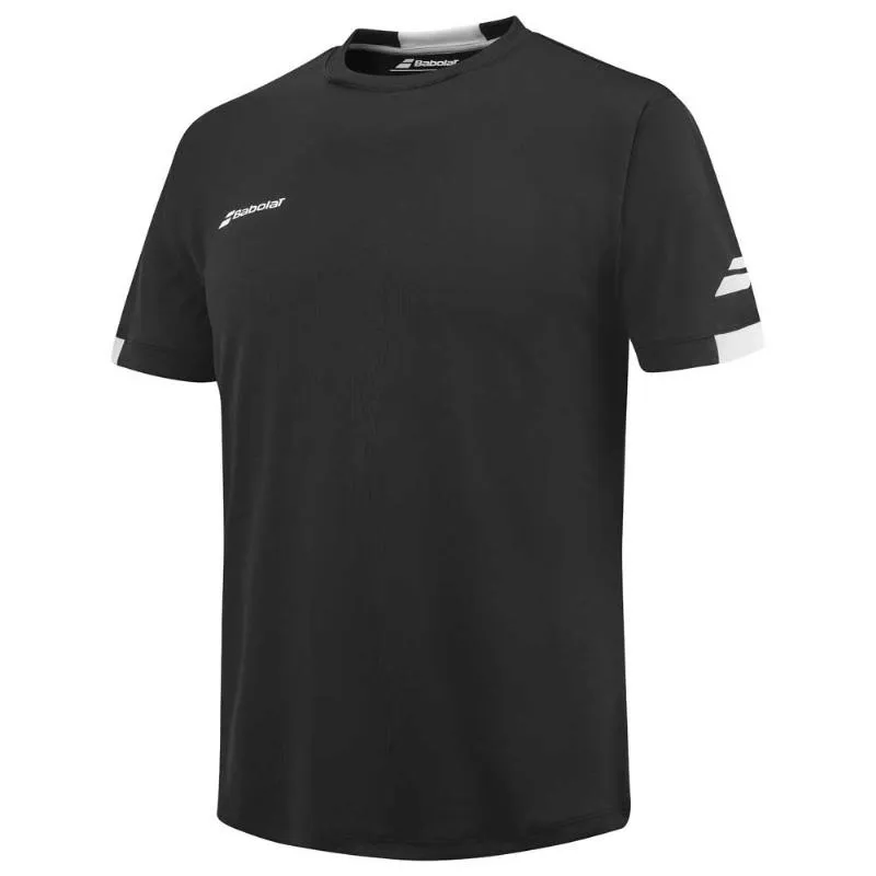 Babolat Play Crew T-Shirt Black White